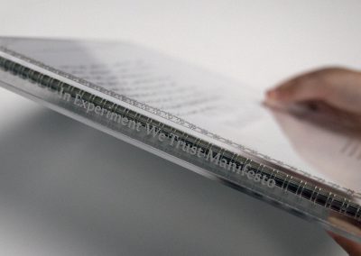 In Experiment We Trust — António Carmo