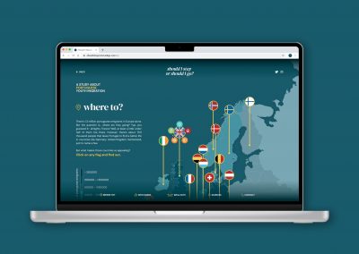 should I stay or should I go? — website infográfico